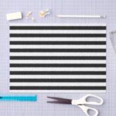 Papier Mousseline Motif noir et blanc (Artisanat)