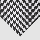 Papier Mousseline Motif noir et blanc classique (Détail)