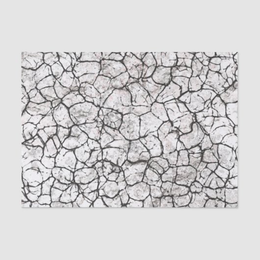 Papier Mousseline Motif numérique en marbre fissuré (Recto)