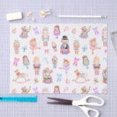 Papier Mousseline Motif Nutcracker (Artisanat)