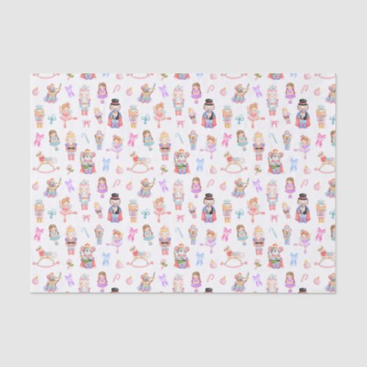 Papier Mousseline Motif Nutcracker (Recto)