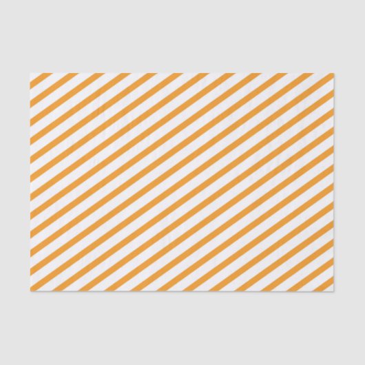 Papier Mousseline Motif orange de bande diagonale (Recto)