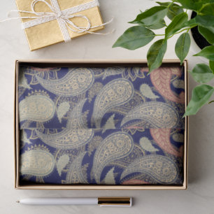 Papier Mousseline Motif Paisley
