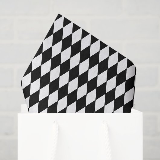 Papier Mousseline Motif papier-diamant (Sac cadeau)