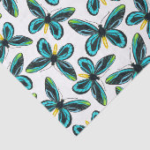 Papier Mousseline Motif papillon de la reine Alexandra (Détail)