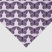 Papier Mousseline Motif papillon pourpre (Détail)