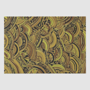 Papier Mousseline Motif Peint À La Main Et Numériquement Art 15