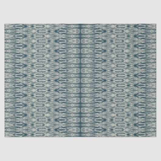 Papier Mousseline Motif peint Ikat en marbre (Recto)
