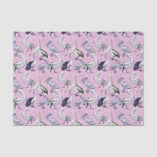 Papier Mousseline Motif pélican