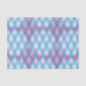 Papier Mousseline Motif Pétal Turquoise Et Rose (Recto)