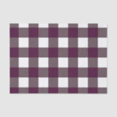 Papier Mousseline Motif Plaid Blackberry Buffalo Imprimer (Recto)