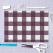 Papier Mousseline Motif Plaid Blackberry Buffalo Imprimer (Artisanat)