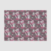 Papier Mousseline Motif Plaid Des Filles Hex (Recto)