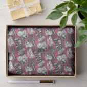 Papier Mousseline Motif Plaid Des Filles Hex (Cadeau)