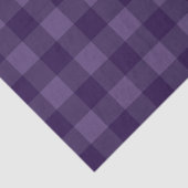 Papier Mousseline Motif Plum Violet Tartan Plaid Imprimer (Détail)