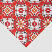 Papier Mousseline Motif portugais de carreau de céramique (Détail)