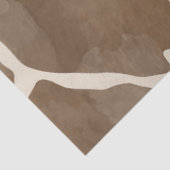 Papier Mousseline Motif Poster de animal de Giraffe d'aquarelle (Détail)