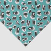 Papier Mousseline Motif poster de animal de Mint leopard (Détail)