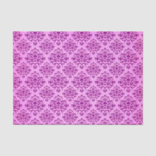 Papier Mousseline Motif pourpre frais de papier peint de damassé de