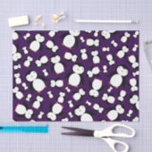 Papier Mousseline Motif pourpre mignon de pingouin (Artisanat)