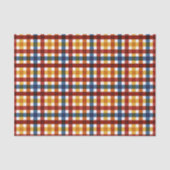 Papier Mousseline Motif préppy Plaid (Recto)