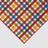Papier Mousseline Motif préppy Plaid (Détail)