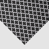 Papier Mousseline Motif Quatrefoil blanc et couleur Arrière - plan d (Détail)