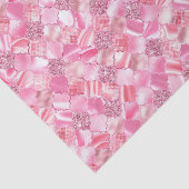 Papier Mousseline Motif Quatrefoil rose marocain (Détail)