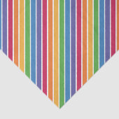 Papier Mousseline Motif Rainbow Stripes (Détail)