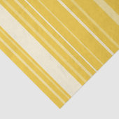 Papier Mousseline Motif rayé jaune (Détail)
