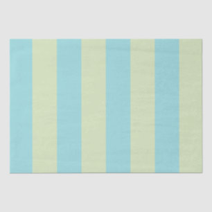 Papier Mousseline Motif rayé pastel doux - Citron Crème & Bernicle 