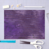 Papier Mousseline Motif rayé violet (Artisanat)
