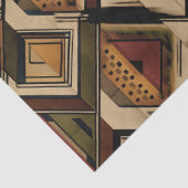 Papier Mousseline Motif rayure rustique sud-ouest (1) (Détail)