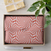 Papier Mousseline Motif répétitif Abstrait de roses rouges (Cadeau)