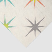 Papier Mousseline Motif rétro en explosion de style milieu de siècle (Détail)