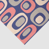 Papier Mousseline Motif Retro Mod (Détail)