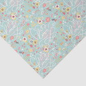 Papier Mousseline Motif romantique lumineux moderne (Détail)