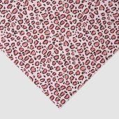 Papier Mousseline Motif rose de poster de animal de léopard (Détail)