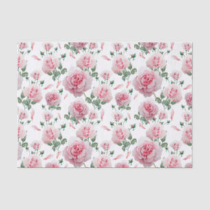 Papier Mousseline Motif rose de roses de dispersion