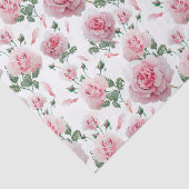 Papier Mousseline Motif rose de roses de dispersion (Détail)