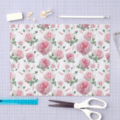 Papier Mousseline Motif rose de roses de dispersion (Artisanat)