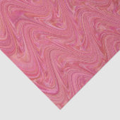 Papier Mousseline Motif rose marbling (Détail)