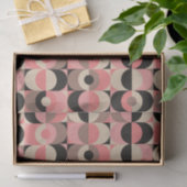 Papier Mousseline Motif rose moderne de la moitié du siècle (Cadeau)