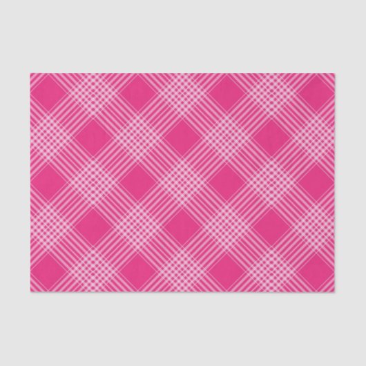 Papier Mousseline Motif rose vif (Recto)