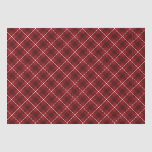 Papier Mousseline Motif rouge (Recto)