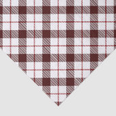 Papier Mousseline Motif rouge (Détail)