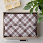 Papier Mousseline Motif rouge (Cadeau)