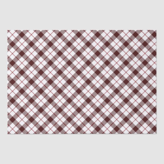 Papier Mousseline Motif rouge (Recto)