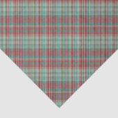 Papier Mousseline Motif rouge vert (Détail)