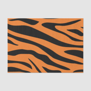 Papier Mousseline Motif Safari Tiger